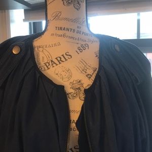 Lanvin Loves Acne soft denim blouson jacket